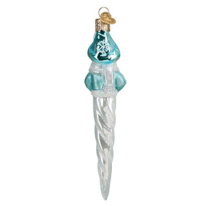 Frosty Elf Icicle Christmas Ornament