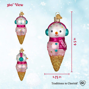 2026 Snowman Ornament