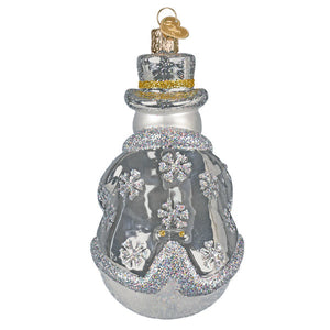 Sterling Snowman Ornament