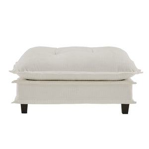 73 Chenille Ottoman