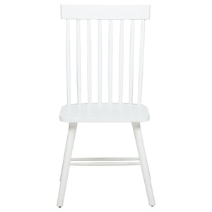 Andrews Windsor Spindle Back Dining Side Chair White (Set of 2)