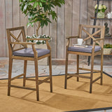 Perla outdoor barstool set of 2