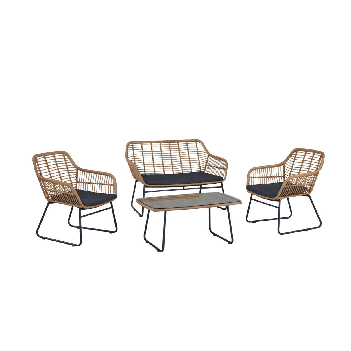 Antibes - 4 Piece Outdoor Conversation Set