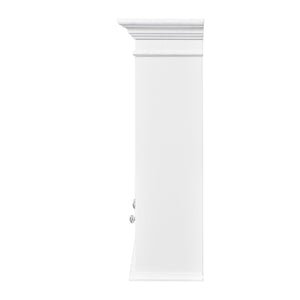 Medicine Cabinet With Mirror Door And Adjustable Shelves, Wall-Mounted Bathroom Storage Cabinet - White