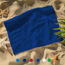 Small Beach, Game & Sports Towel: 100% Cotton Terry Velour Pack of 2
