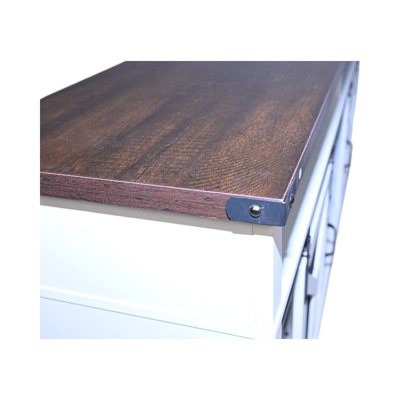 Stylish 65.3" TV Stand with LED Light Strips