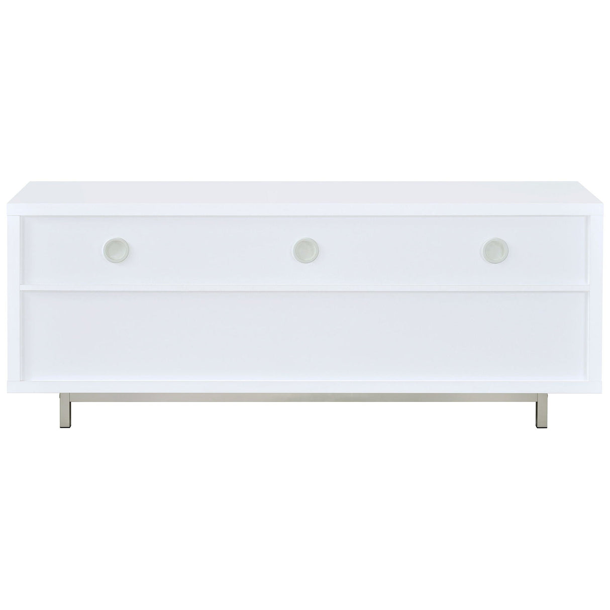 Casey 2-drawer Engineered Wood 60-inch TV Stand White