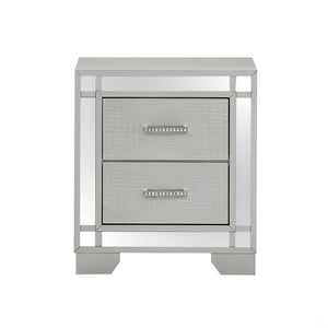 Madison - Nightstand - Silver Champagne