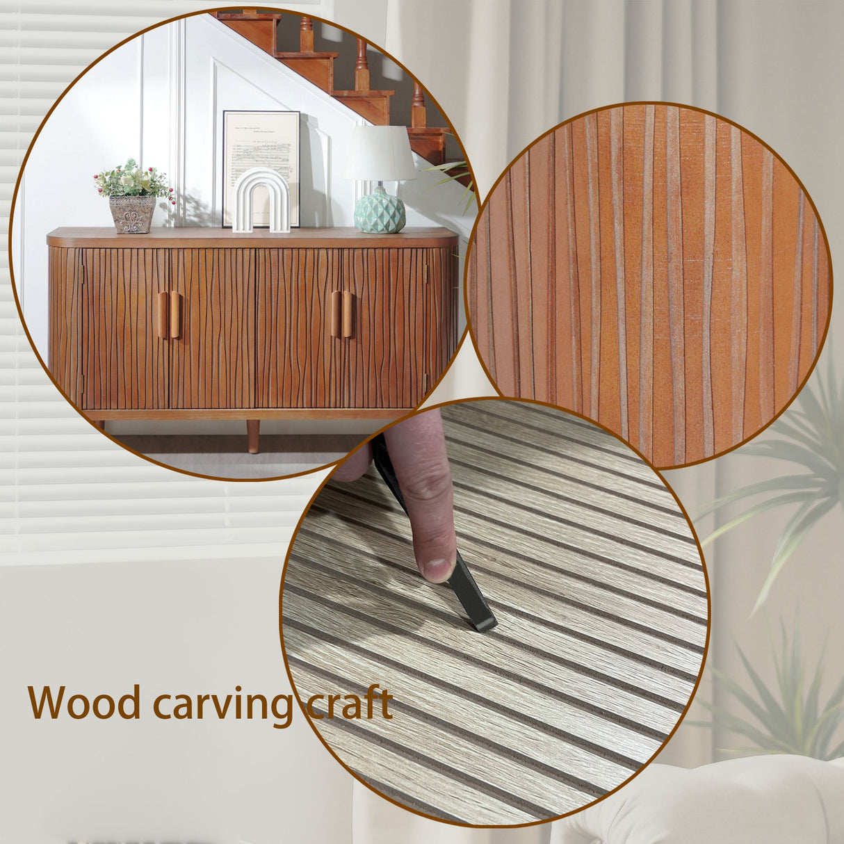 Modern Accent Storage Cabinet