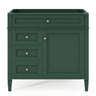 Bathroom Vanity With 2 Drawers and Tip-Out Drawer Storage Cabinet