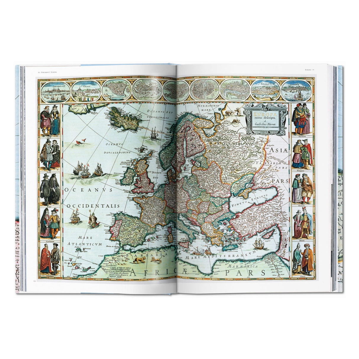 Joan Blaeu. Atlas Maior of 1665 (German, French, English)