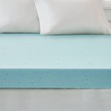 Hypoallergenic cooling gel memory foam mattress topper with removable cooling cover