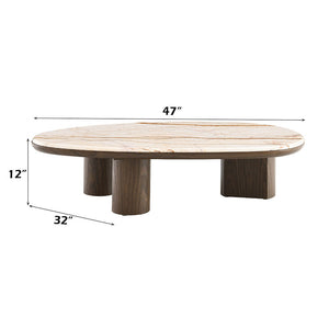 Haidar - Table With Marble Top