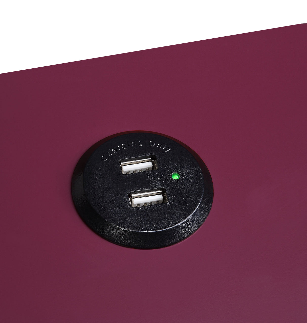Fierce Accent Table with Built-in USB Port