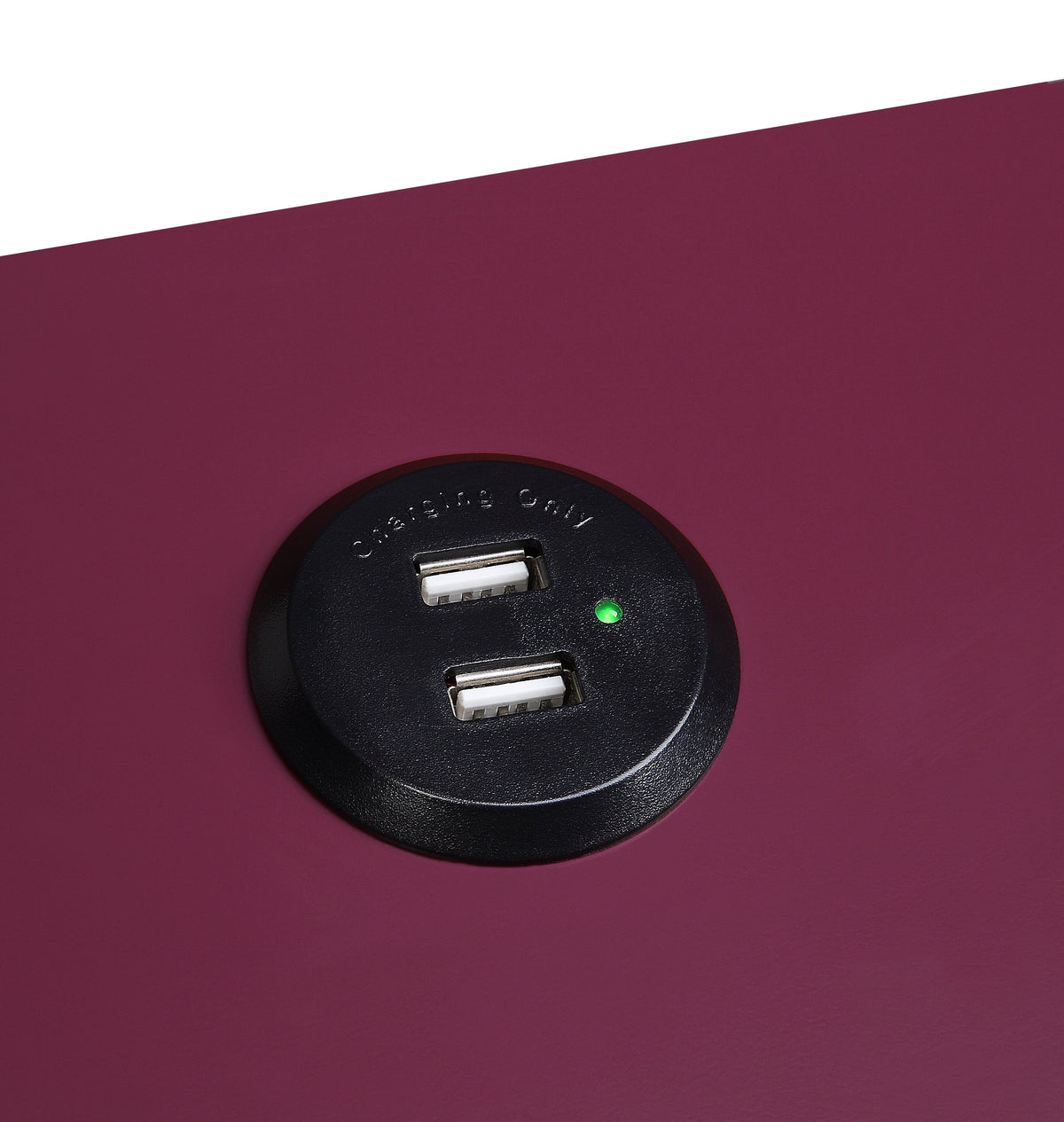 Fierce Accent Table with Built-in USB Port