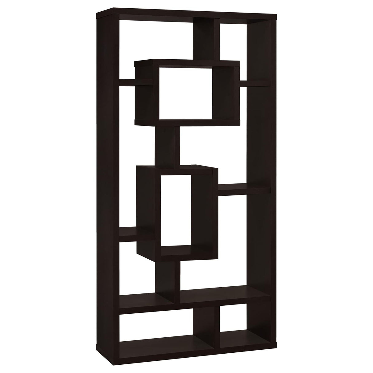 10 Shelf Open Back Bookcase