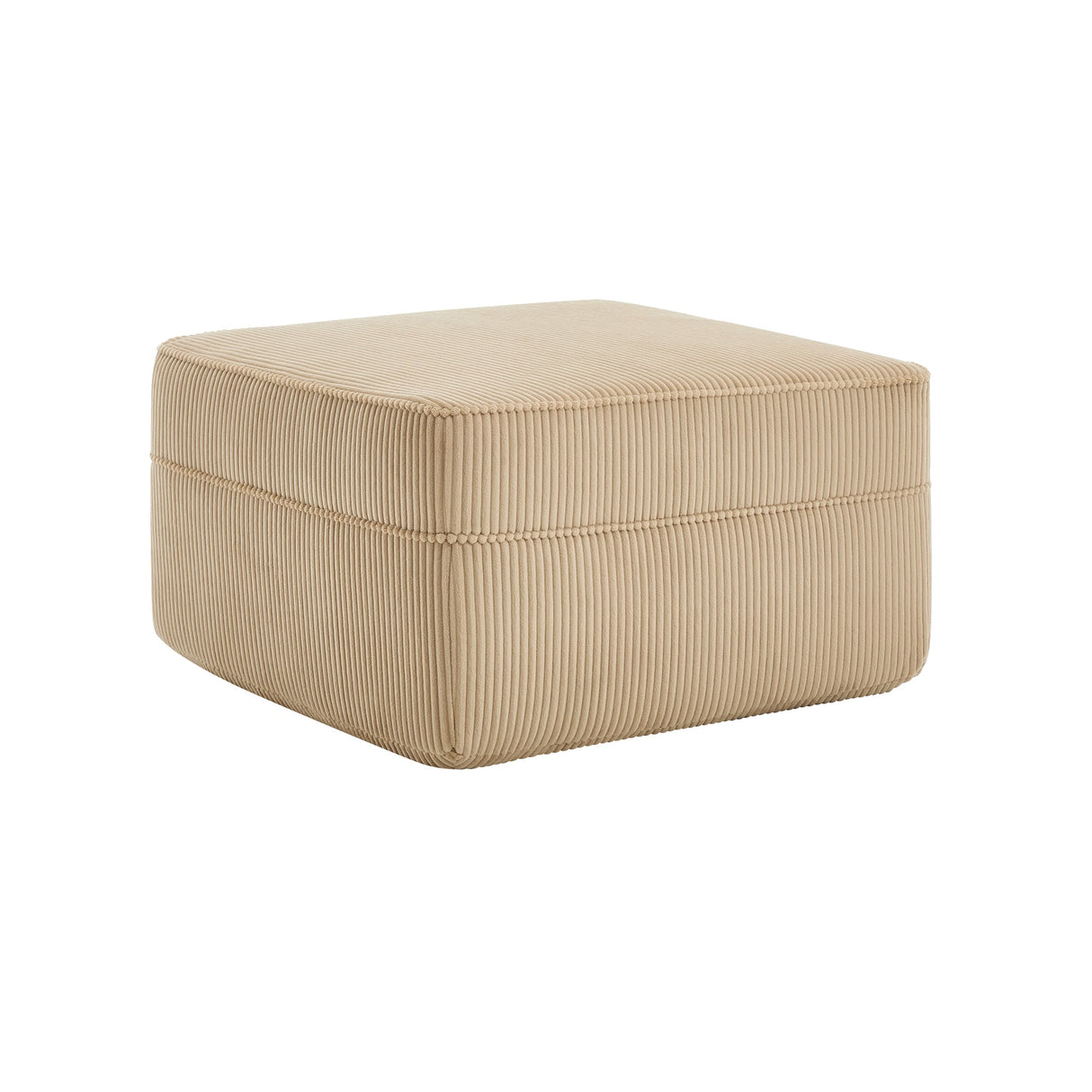 Ottoman Corduroy - Camel
