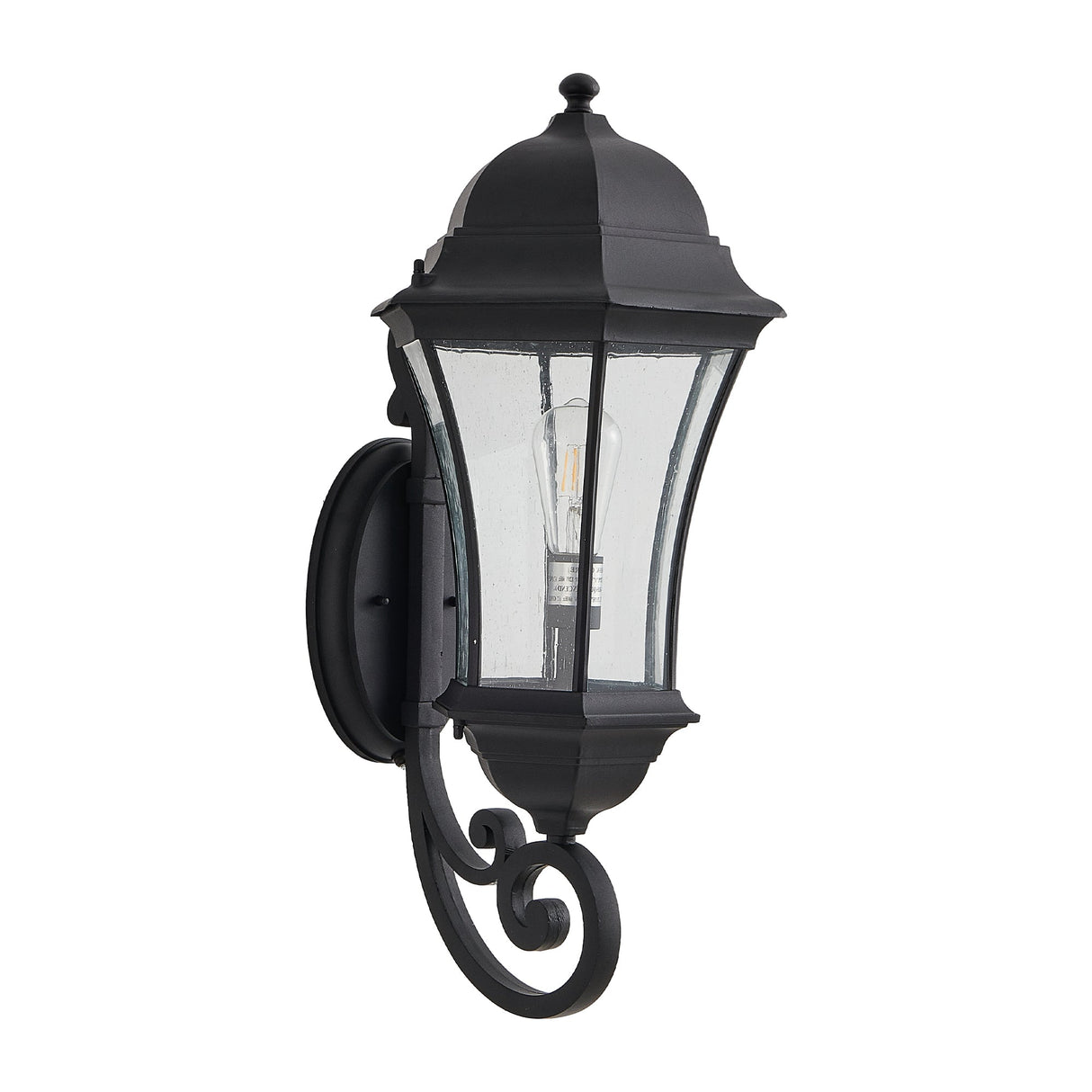 27" Outdoor Wall Lantern with Dusk to Dawn Sensor