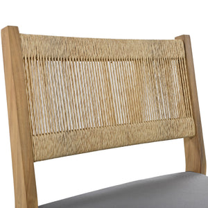 U_Style Multi-Person Outdoor Acacia Wood Dining Table and Chair Set