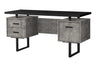 Computer Desk For Home Office, Laptop, Left, Right Set-Up, Storage Drawers, Contemporary & Modern