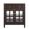 Bathroom Vanity With Ceramic Sink, Adjustable Shelf & Tip Out Tray