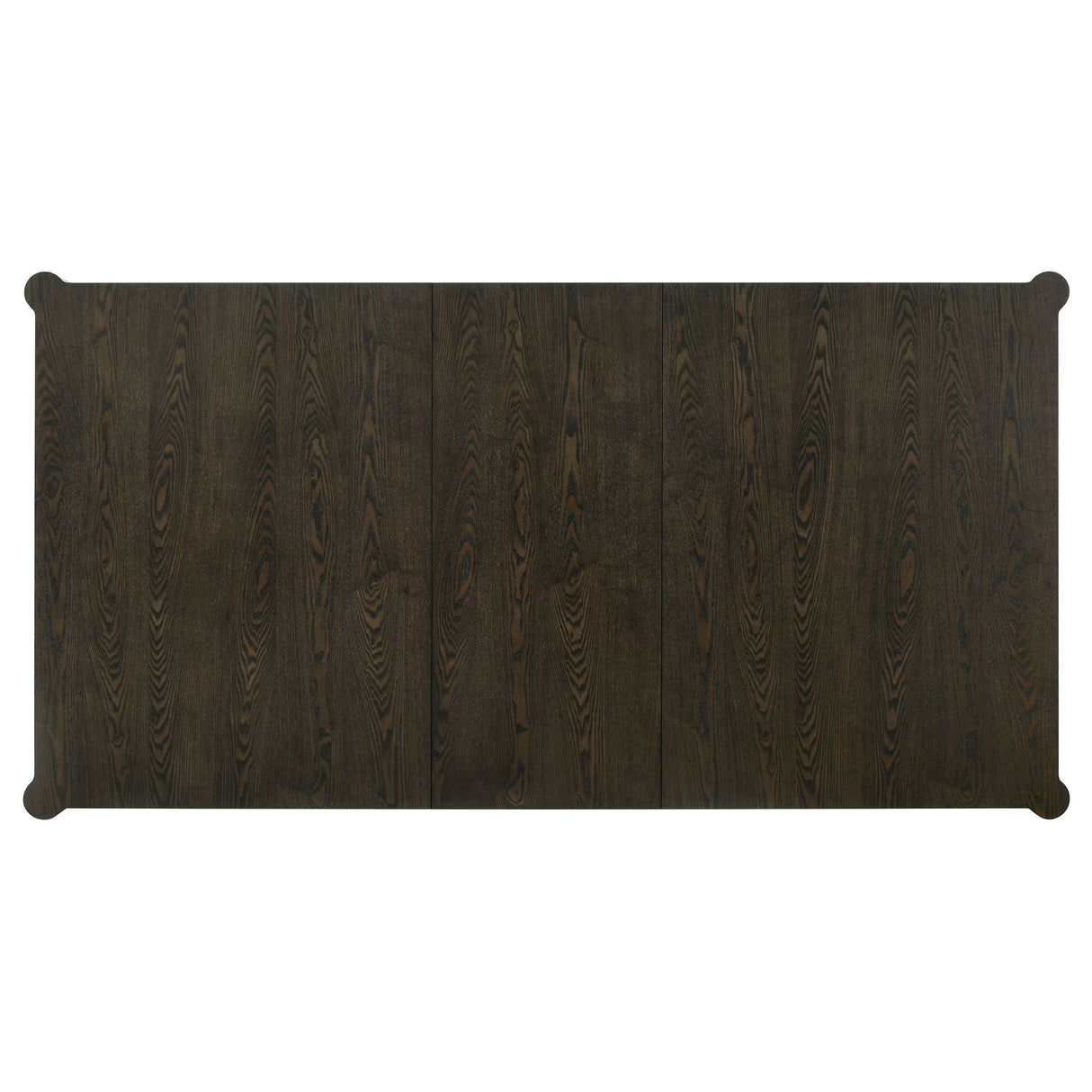 Blakely - Leaf Dining Table With Tapered Legs Accents - Ash Brown