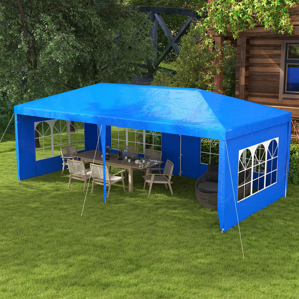 Outsunny 9.6' x 19' Large Party Tent