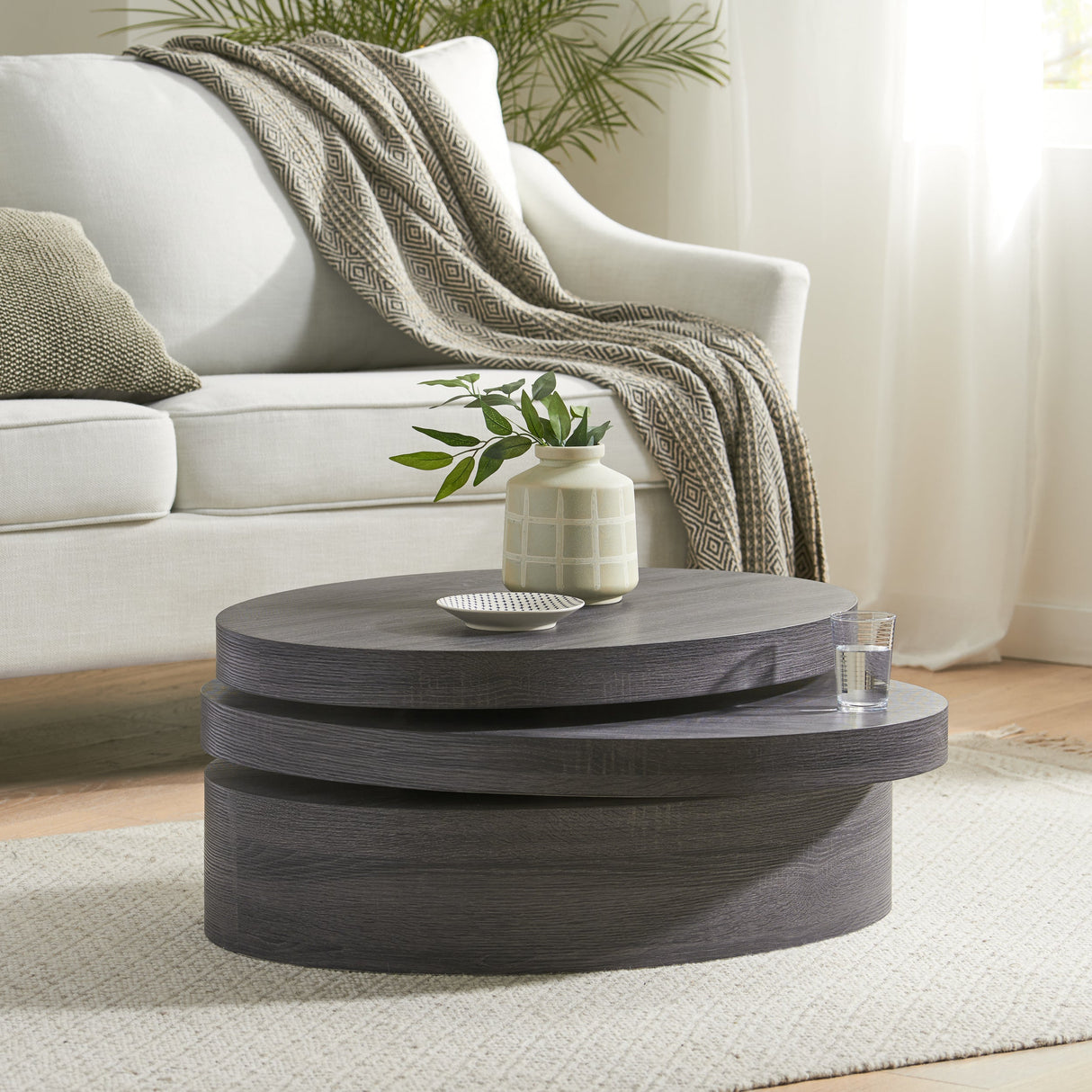 Modernesque Rotating Coffee Table