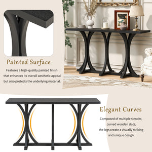 U-Style 59.8'' Wooden Console Table