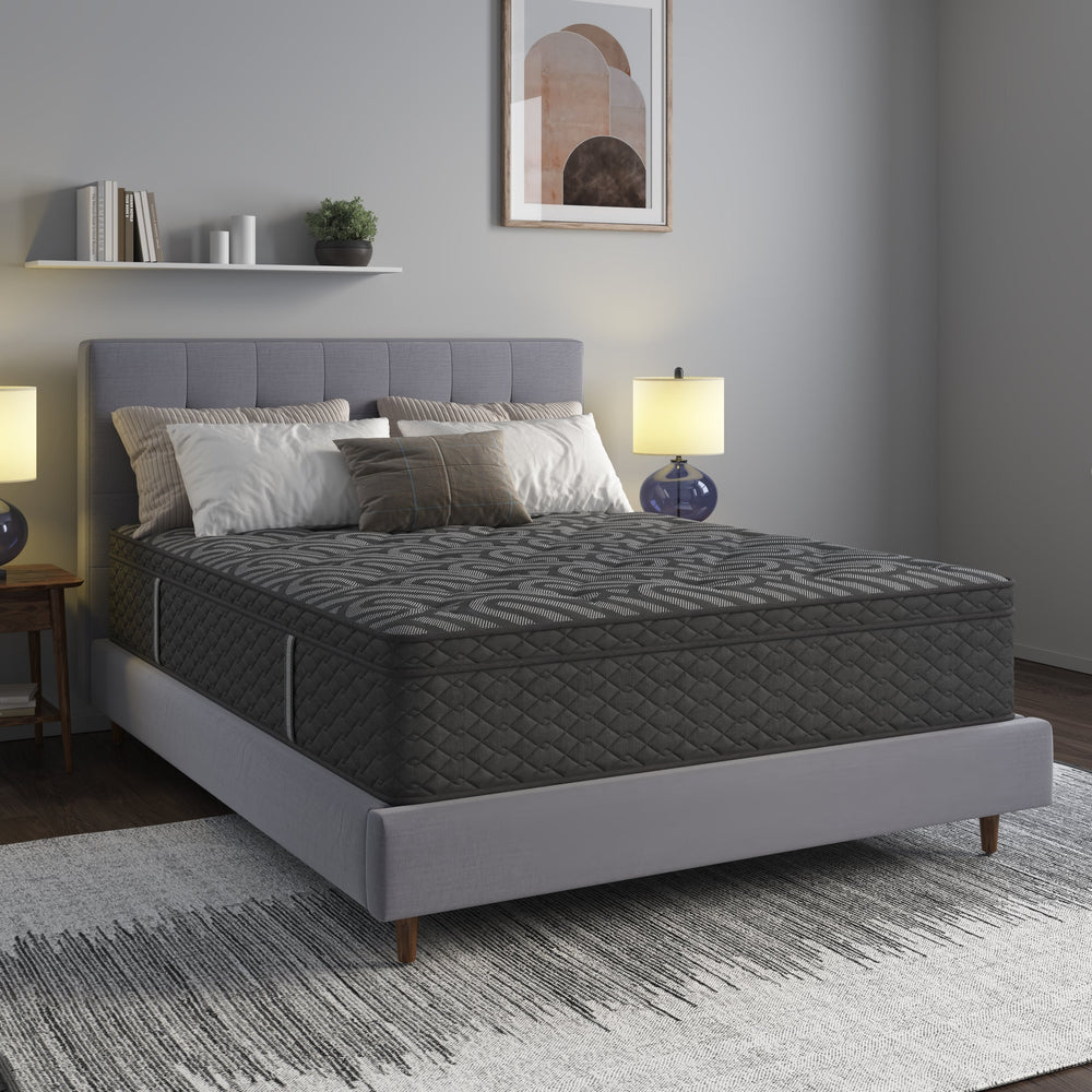 Restonic comfortcare 14” euro top hybrid mattress