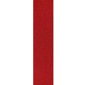 2.5" Fine Glitter On Royal Ribbon: Red (10 Yards)