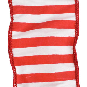 2.5" Make Me A Candy Striper Ribbon: Red (10 Yards)