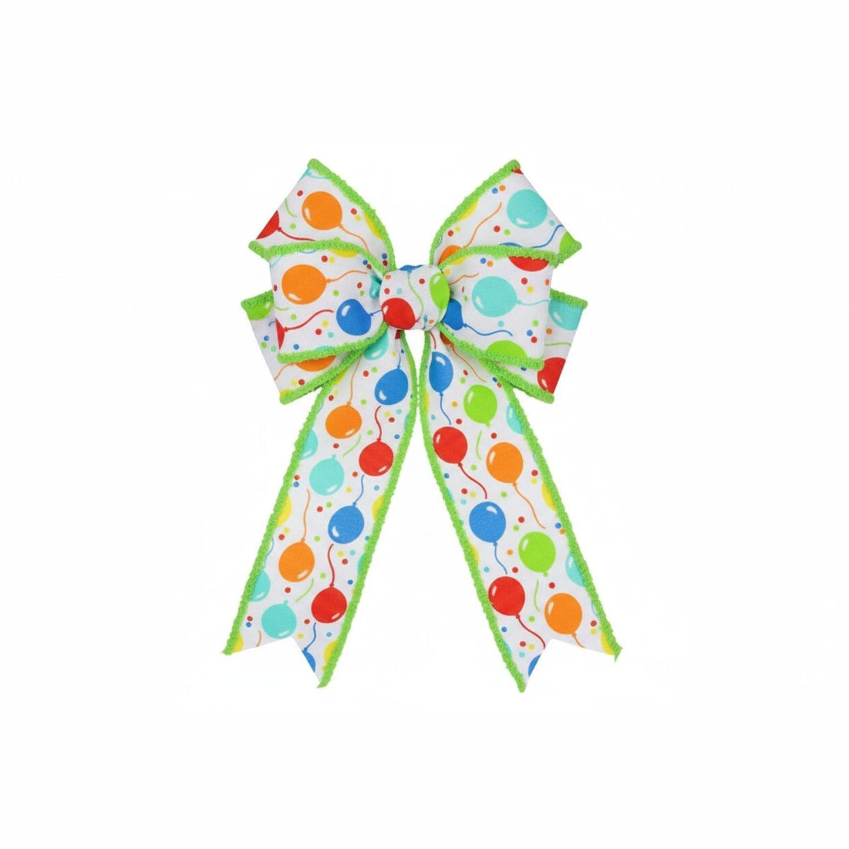 2.5" Party Balloons Ribbon: Primary Colors