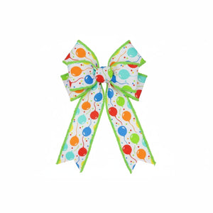 2.5" Party Balloons Ribbon: Primary Colors