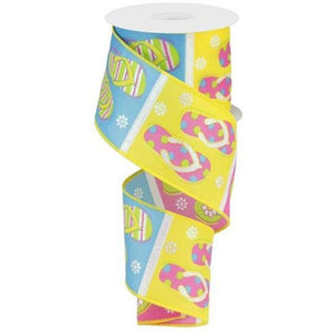2.5" Satin Flip Flop Ribbon (10 Yard)