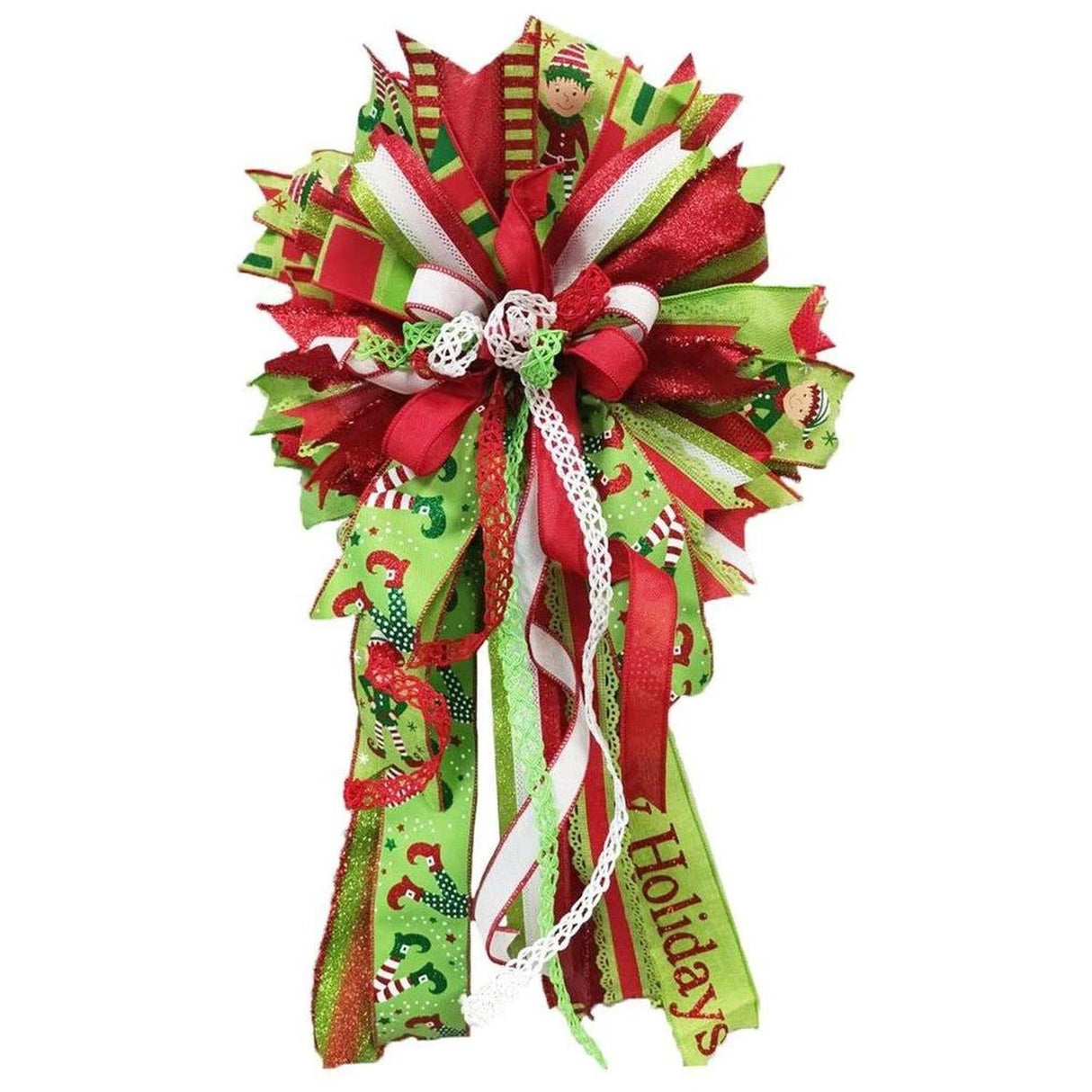 2.5" Scalloped Edge Ribbon: Fresh Green  (10 Yards)