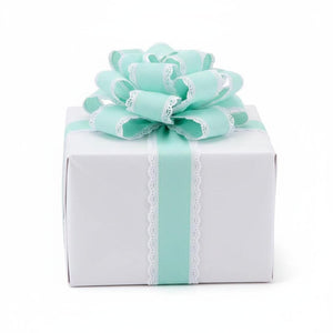 2.5" Scalloped Edge Ribbon: Mint Green (10 Yard)