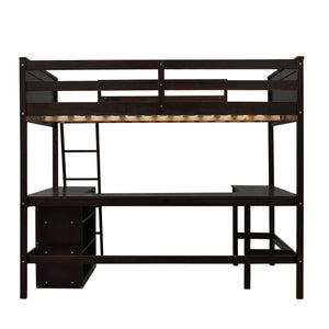 Loft Bed With Shelves With Desk