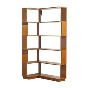 L-Shaped Corner Bookshelf