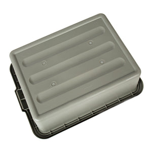 6-Pack 20" x 15" x 7" 9 Gallon Meat Lugs with Lids