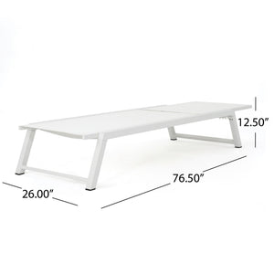 Myers - Modern Chaise Lounge Set With Adjustable Back