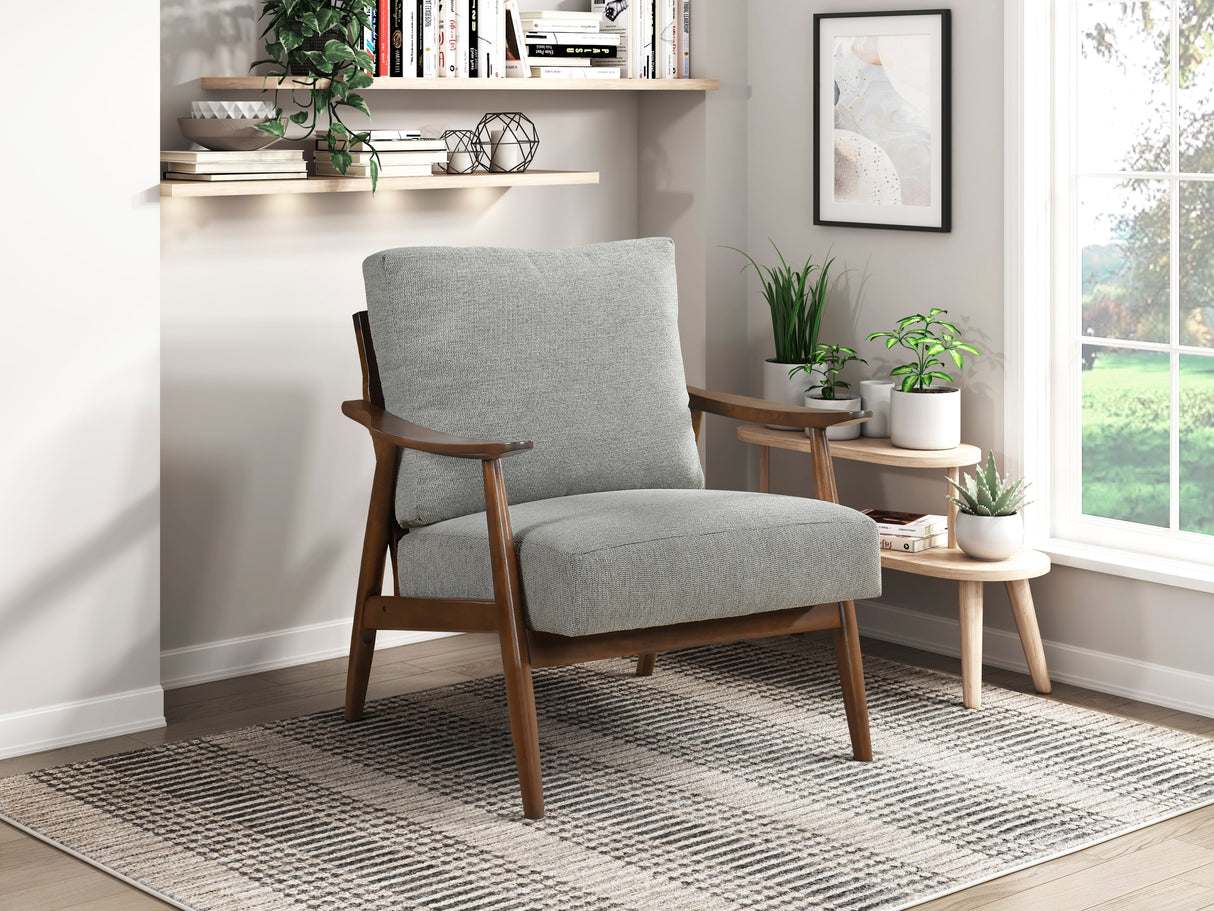 Sagebrooke Solid Wood Modern Accent Chair