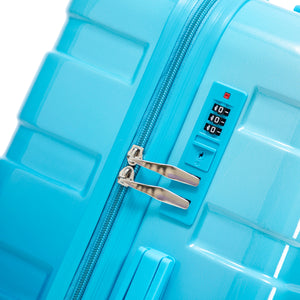 3-Piece PC Spinner Wheel Luggage Set with Gradient Color