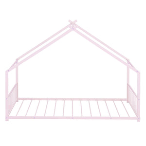 Metal House Bed
