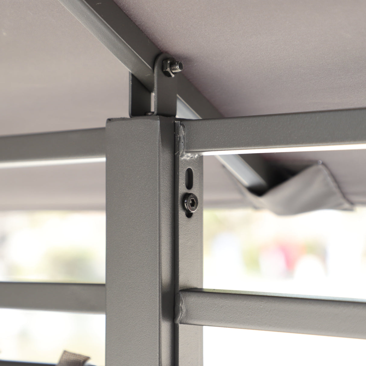 13x10 ft Outdoor Patio Gazebo Canopy Tent with Ventilated Double Roof and Side Wall