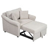Convertible Sleeper Chair With Adjustable Backrest