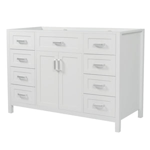 Bathroom Vanity Cabinet Only With 2 Soft Close Doors And 8 Drawers