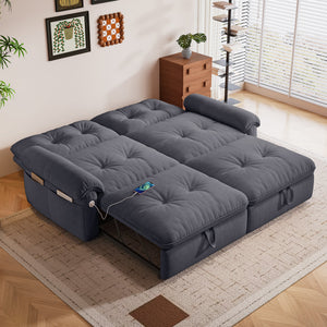 77-Inch Convertible Sofa Bed