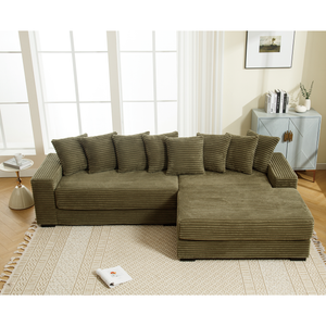 Oversized Two-Piece L-Shaped Sofa