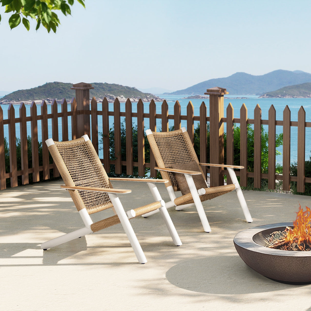 Atlas Adirondack Outdoor Lounge Chair